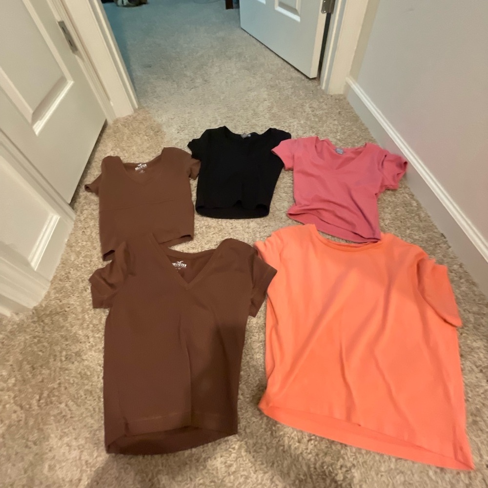 5 crop tops.